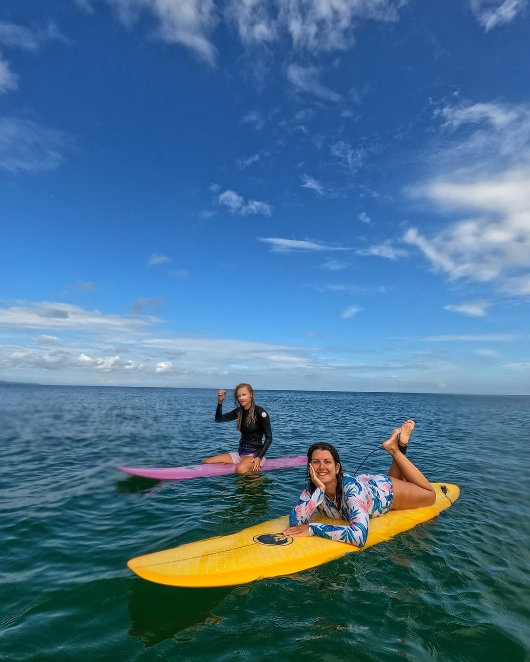 Surfing from sunrise to sunset