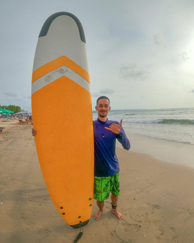 your fist surf Experienced.